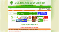 Desktop Screenshot of forum.caycanhvietnam.com