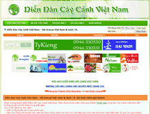 Tablet Screenshot of forum.caycanhvietnam.com